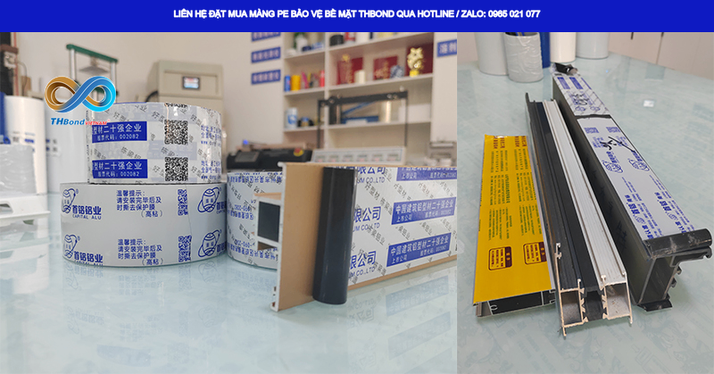 Film PE MTH599 được lựa chọn cho nhu cầu bảo vệ ngoại quan nhôm khi sản phẩm cần được giữ sạch đẹp từ xưởng đến công trình.