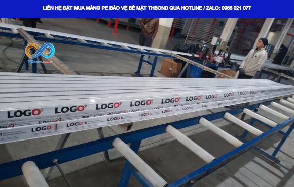 Với các sản phẩm nhôm có yêu cầu cao về ngoại quan, Film MTH599 của THBond là lớp bảo vệ được sử dụng trong quá trình luân chuyển logistic