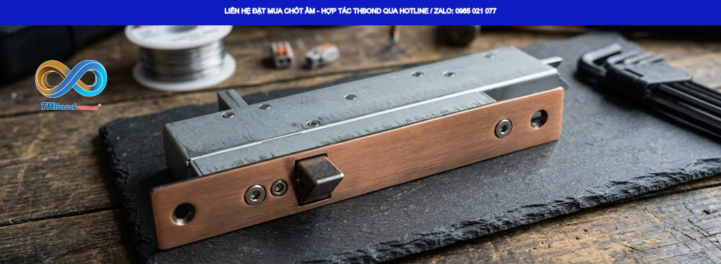 THBond cung cấp dòng sản phẩm chốt âm cửa nhanh CTH1889 phục vụ nhu cầu gia công và hoàn thiện cửa thép, cửa gỗ trên toàn quốc