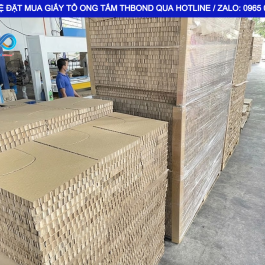 Giấy tổ ong GTO558 THBond – lựa chọn vật liệu lõi đáp ứng được nhiều công năng sản phẩm: Chống cháy, cách âm, cách nhiệt, giảm trọng lượng…