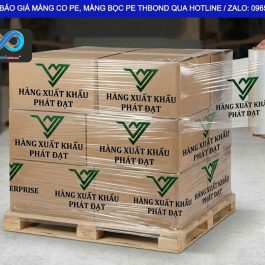 Màng PE in thông tin hàng hóa, mã QR theo giúp doanh nghiệp giới thiệu hàng hóa khi xuất khẩu
