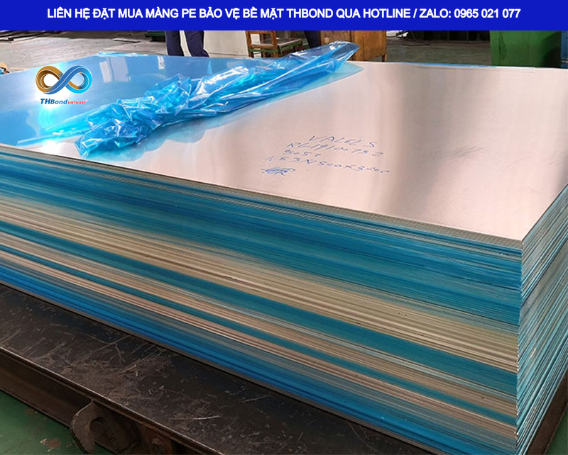 Khi cần nhập số lượng quy mô lớn/vừa Film Bảo Vệ Nhôm, in logo, THBond có thể sẵn sàng cung ứng màng theo kích thước riêng, logo in nếu cần.
