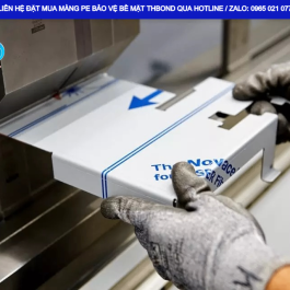 Màng Bọc Bảo Vệ Bề Mặt Nhôm MTH599 THBond giúp giữ bề mặt thanh nhôm, tấm nhôm sạch đẹp trong suốt quá trình gia công và vận chuyển.