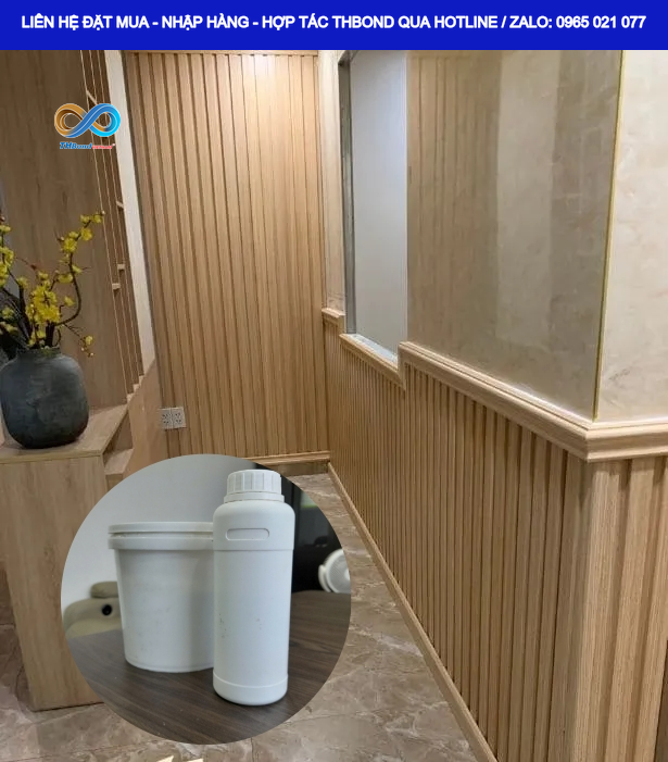 Keo dán tấm ốp sóng THBond phù hợp với nhu cầu hoàn thiện vách trang trí, từ không gian nhà ở đến showroom, văn phòng và các hạng mục nội thất thương mại.