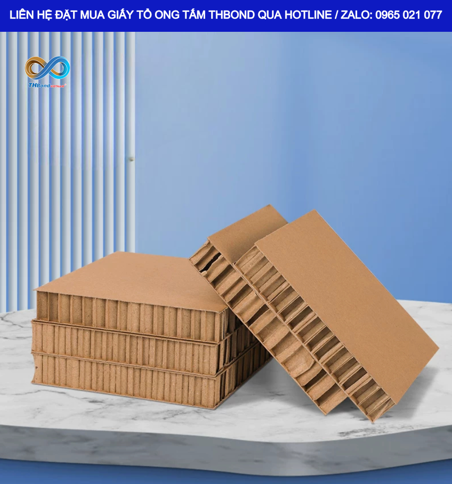 Giấy tổ ong tấm dày 30 mm của THBond được nhiều đơn vị vận chuyển, logistics và kinh doanh hàng hóa sử dụng cho các phương án bảo vệ hàng hóa (chèn, lót, đệm…)