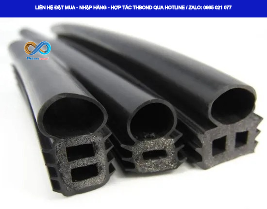Gioăng cửa chống cháy THBond có ngạnh cài, giữ gioăng ổn định tại vị trí lắp đặt