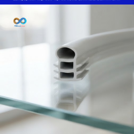Cấu tạo nhiều khoang đàn hồi của GTH309 THBond hỗ trợ giảm lực va chạm khi đóng cửa