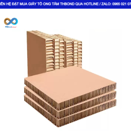Giấy tổ ong tấm THBond dùng làm tấm đệm, chèn lót, làm cửa, làm vách panel