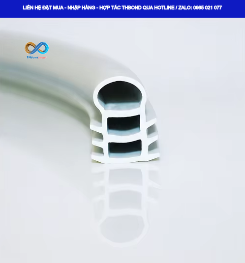 THBond GTH309 – Gioăng ống 3 khoang giúp tăng độ kín khít và giảm chấn cho cửa thép, cửa chống cháy, cửa kỹ thuật,