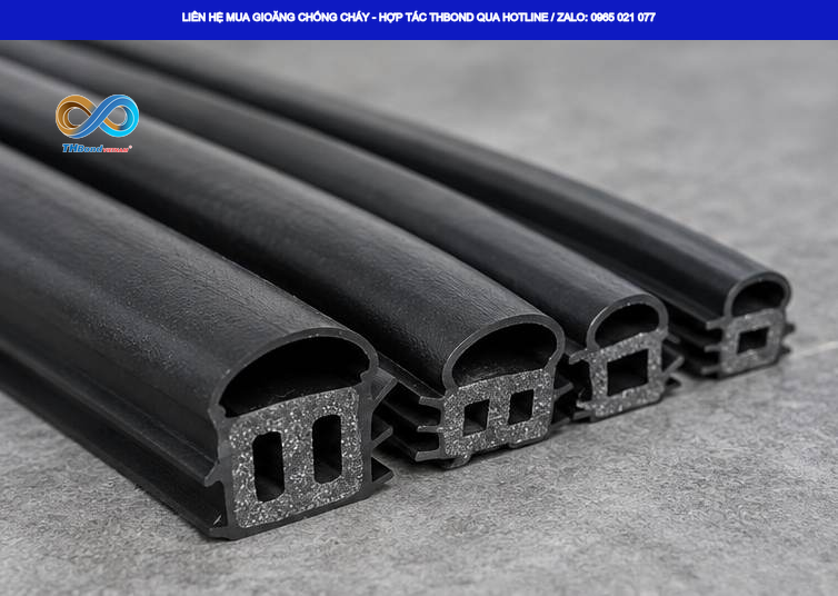 THBond cung cấp gioăng chống cháy, gioăng cửa thép vân gỗ GTHCC683 cho đơn vị gia công cửa cần sản phẩm đúng biên dạng, đúng kích thước và ổn định nguồn hàng.