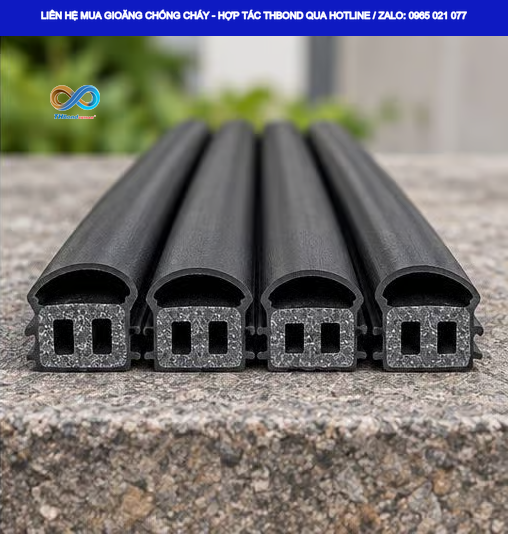 Kích thước cao 20 mm × rộng 26 mm hoặc kích thước custom giúp GTHCC683 đáp ứng nhu cầu sử dụng gioăng theo quy cách phổ biến của THBond.