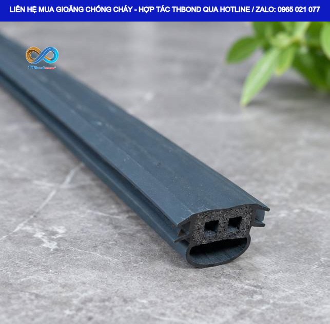 THBond hỗ trợ cung ứng gioăng chống cháy GTHCC683 theo nhu cầu kích thước, phù hợp xưởng cần đồng bộ gioăng với kết cấu cửa riêng (liên hệ THBond MOQ sản xuất theo yêu cầu)